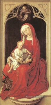Vierge à l’enfant Duran Madonna Rogier van der Weyden Peinture à l'huile